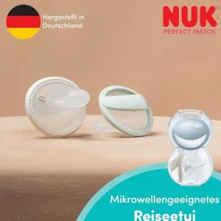 NUK Perfect Match Chupetas 0-6M x2 Bege + Coral | 95% Aceitação Bebés