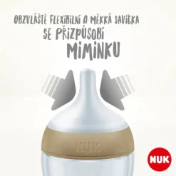 Nuk Perfect Match Peppa Pig Biberão Silicone +3M 260ml