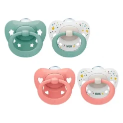 Nuk Signature Chupetas Silicone 0-6M