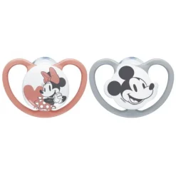 Nuk Space Disney Minnie Chupetas Silicone 0-6M