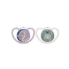 Nuk Space Night Chupetas Silicone 0-6M