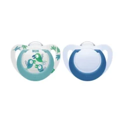 Nuk Star Chupetas Silicone Boy 18-36M