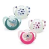 Nuk Star Day&Night Chupetas Silicone 18-36M