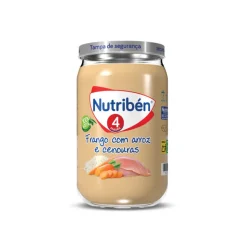 Nutribén Boião Frango Com Arroz e Cenouras 235g +4M