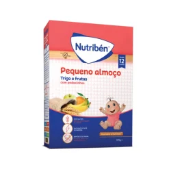 Nutribén Papa Não Láctea Pequeno Almoço Trigo e Frutas +12M 375g