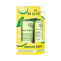 Nuxe Coffret Sweet Lemon | Creme Mãos 30ml + Batom