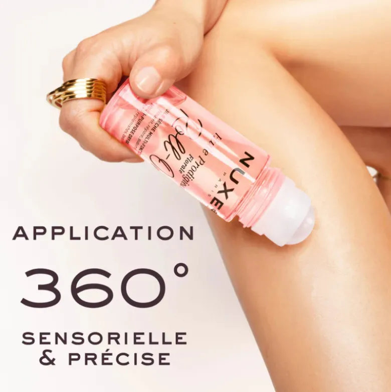 Nuxe Huile Prodigieuse Florale Óleo Roll-On 60ml | Óleo Seco Hidratante Rosto Corpo Cabelo Brilho