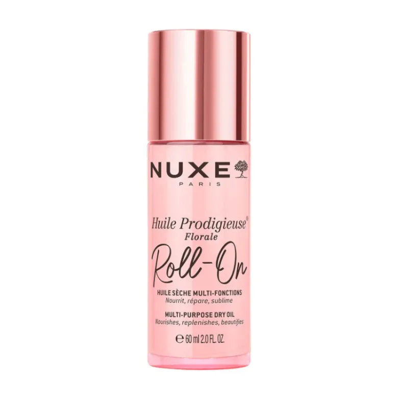 Nuxe Huile Prodigieuse Florale Óleo Roll-On 60ml | Óleo Seco Hidratante Rosto Corpo Cabelo Brilho