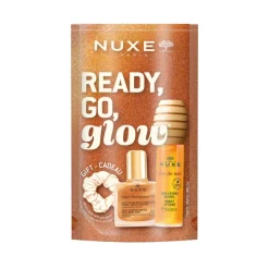 Nuxe Kit Ready Go Glow | Gloss 10ml + Óleo 10ml + Elástico de Cabelo