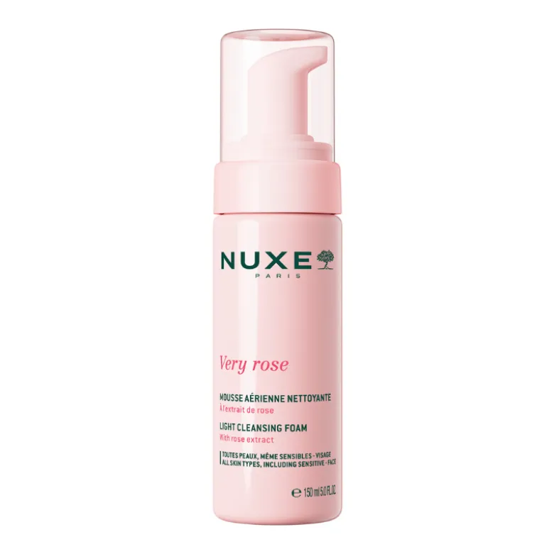 Nuxe Promo Very Rose Espuma de Limpeza 2x150ml | Limpa e Acalma | Para Pele Sensível