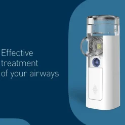 Omron Nebulizador Portátil Mini Air 360+ | Compacto e Silencioso | Adulto e Criança