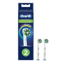 Oral-B CrossAction Recarga Escova Elétrica x2 | -100% Placa