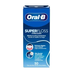 Oral-B Super Floss Threader Fio Dentário 50 Tiras