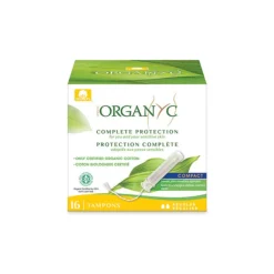 Organyc Compact Regular Tampão Com Aplicador x16
