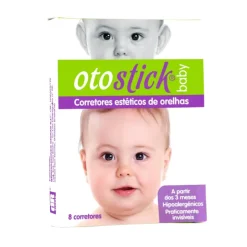 Otostick Baby Corretor Estético para Orelhas 8 Unidades + Touca