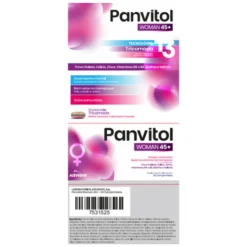Panvitol Woman 45+ 30 Comprimidos | Suplemento para Mulher | Menopausa, Beleza & Energia