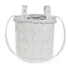 Pasito a Pasito Bolsa Cesta Maternidade Little Bloom Flowers Grey | Estilo Bucket