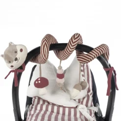Pasito a Pasito Espiral Didática Esquilo Cherry Strips | Brinquedo para Carrinho 0+ Meses