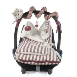 Pasito a Pasito Espiral Didática Esquilo Cherry Strips | Brinquedo para Carrinho 0+ Meses