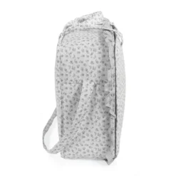 Pasito a Pasito Mala Maternidade e Viagem Little Bloom Flowers Grey | 44x36x16cm