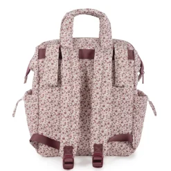 Pasito a Pasito Mochila Maternidade Cherry Flowers 29x40x17cm | Inclui Trocador