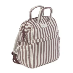 Pasito a Pasito Mochila Maternidade Cherry Strips 29x40x17cm | Inclui Trocador