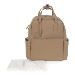 Pasito a Pasito Mochila Maternidade Icon Caramel 38cm | Elegante e Prática