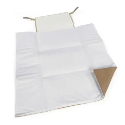 Pasito a Pasito Muda Fraldas Portátil Icon Caramel | Trocador Dobrável Eco-Pele 52x71 cm