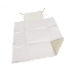 Pasito a Pasito Muda Fraldas Portátil Icon Cream | Trocador Dobrável Eco-Pele 52x71 cm