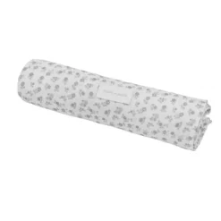 Pasito a Pasito Musselina Little Bloom Flowers Grey 120×120 cm