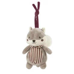 Pasito a Pasito Peluche Musical Esquilo Cherry Strips 20cm | Melodia Suave | +0 Meses