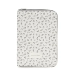 Pasito a Pasito Porta Documentos Little Bloom Flowers Grey | Boletim de vacinas e cartões