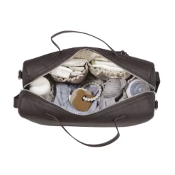 Pasito a Pasito Saco com Muda Fralda London Brown | Bolsa Maternidade Elegante com Trocador