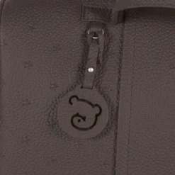 Pasito a Pasito Saco com Muda Fralda London Brown | Bolsa Maternidade Elegante com Trocador