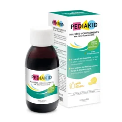 Pediakid Náuseas 125ml sabor Limão | Xarope Natural Enjoo e Viagem Infantil