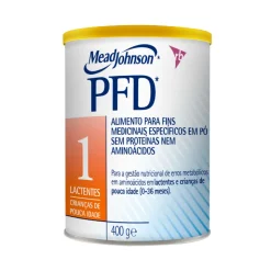 PFD 1 Leite Pó 0-36 Meses 400g | Alimento Medicinal Sem Proteínas e Aminoácidos