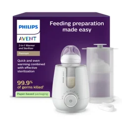 Philips Avent 2-em-1 Aquecedor e Esterilizador Biberão