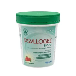 Psyllogel Fibra Morango 170g | Fibra de Psílio para Intestino | Regulação Suave | Sem Glúten | Sabor Morango