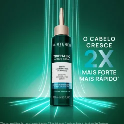 René Furterer Triphasic Active Grow Sérum Crescimento Capilar 100ml | Acelera o Crescimento em 1 Mês