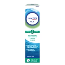 Rhinomer Plus+ Spray NasalForça 2 Médio 200ml | Água do Mar para Adultos e Crianças +6