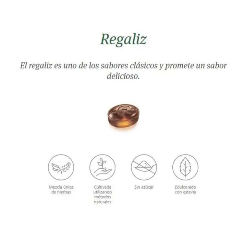 Ricola Rebuçados Alcaçuz 50g | Sem Açúcar Alívio Garganta