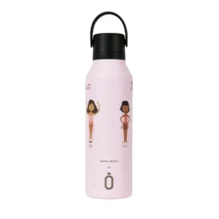 Runbott Garrafa Termo Sport 600ml Marta Munte Ballet Dancers | Tampa Fácil de Abrir
