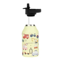 Runbott Garrafa Termo Sport 350ml Marta Munte Road Taupe | Com Palhinha e Tampa Fácil de Abrir