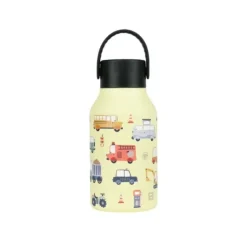 Runbott Garrafa Termo Sport 350ml Marta Munte Road Taupe | Com Palhinha e Tampa Fácil de Abrir