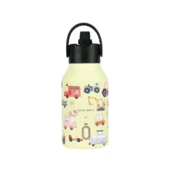 Runbott Garrafa Termo Sport 350ml Marta Munte Road Taupe | Com Palhinha e Tampa Fácil de Abrir