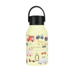 Runbott Garrafa Termo Sport 350ml Marta Munte Road Taupe | Com Palhinha e Tampa Fácil de Abrir