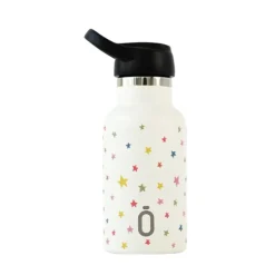 Runbott Mii Garrafa Termo 350ml Nata Estrelas | Mantém Bebidas Frias até 24h