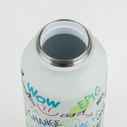 Runbott Mii 60 Garrafa Térmica Berreca Graffiti 600ml | Isolamento vácuo frias 32h, quentes 24h