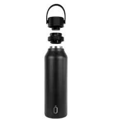 Runbott Mii 60 Garrafa Térmica Black 600ml | Mantém Bebidas Quentes até 12 Horas
