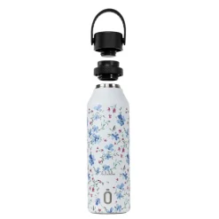 Runbott Mii 60 Garrafa Térmica Lulalila Bluebell 600ml | Isolamento vácuo frias 32h, quentes 24h